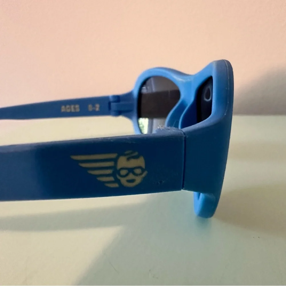 BABIATORS Baby Blue Aviators Sunglasses Kids Aviator Sunglasses AGES 0-2 Summer